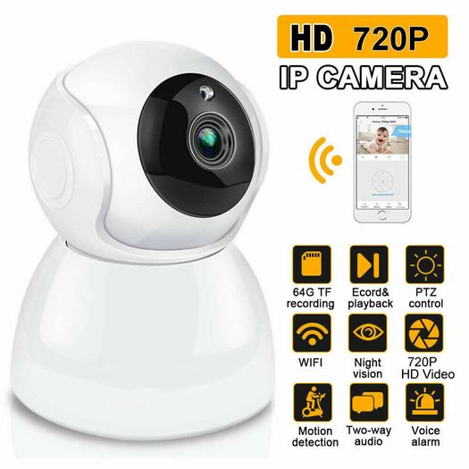 High Quality Wireless Camera 360 HD Indoor Wifi IP Cam CCTV Home Security Surveillance Kit