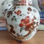 Fabulous Vintage Masons Ironstone Medium Sized (7 inch tall) Lidded Prunus Jar/Ginger Jar in the Brown Velvet Pattern, Circa 1923-1940 Image 3