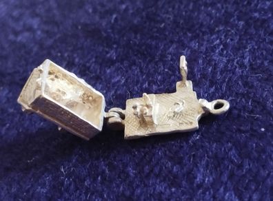 Horseshoe Inn Pub Tavern Opening Silver925 Vintage Charm or Pendant.