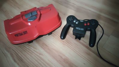 Nintendo virtual boy with controller