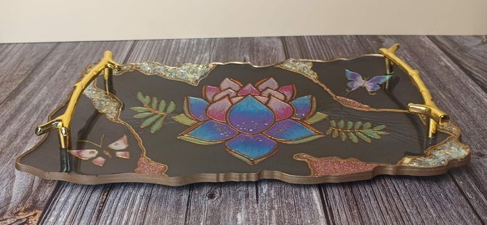 Handmade Epoxy Resin Tray Set