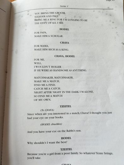 Fiddler On The  Roof. The Broadway Junior Collection.  Libretto/ Vocal Book. Large Volume Paperback In  Fair Condition.