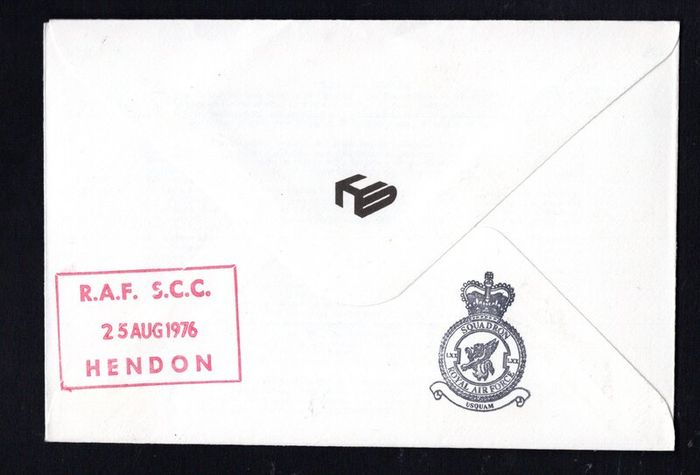 1976 Great Britain Illustrated Cover Commemorating 60th Anniversary of the Great Sopwith (setting of British Hight Record) tying 6 1/2d Machin