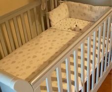 2 x cots (twins) solid very expensive cots