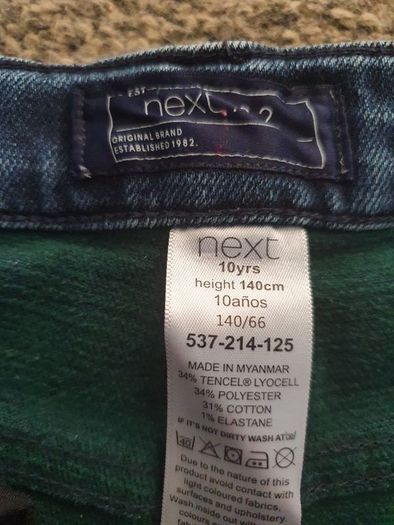 Boys Denim Jeans from NEXT .. Size: Age 10 Years .. Height 140/66cm .. Price Drop