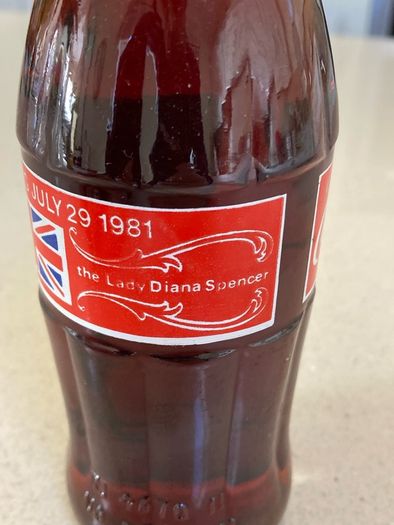 Coca Cola Rare UK Royal wedding Charles and Diana 1981