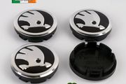 4x  Black/chrome 56mm - Fabia Vrs Rs Octavia Vrs Rs