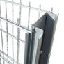 2D Gabion Fence Galvanised Steel 2.008x0.83 m 8 m (Total Length) Silver Image 9