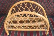 Bamboo Magazine Rack