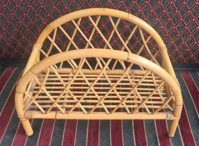 Bamboo Magazine Rack