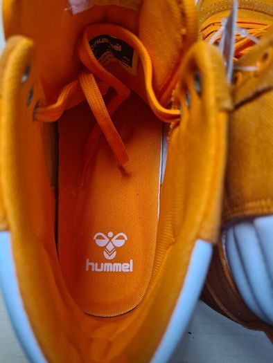 Hummel HI TOP trainers Orange Karma Size UK 7 EU 41 unisex