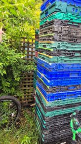 plastic crate storage box