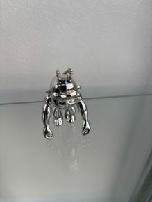 Kipling Chrome Monkey Keychain Bag Keyring