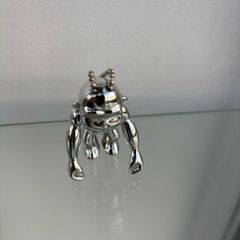 Kipling Chrome Monkey Keychain Bag Keyring