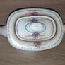 Crown Ducal Ware peach & cream colour teapot with flowers pattern Image 5