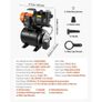 1100W Shallow Well Pump with Pressure Tank, 5300 LPH, Irrigation Jet Pump with 19L Tank, Filter, Check Valve, Automatic Water Booster System, 1.4-2.8 bar Pressure Switch, for Home Garden Lawn Image 5