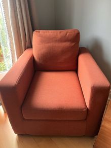 Burnt Orange Armchair
