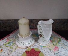 Royal Tara Trellis Harp + Candle Holder