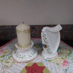 Royal Tara Trellis Harp + Candle Holder