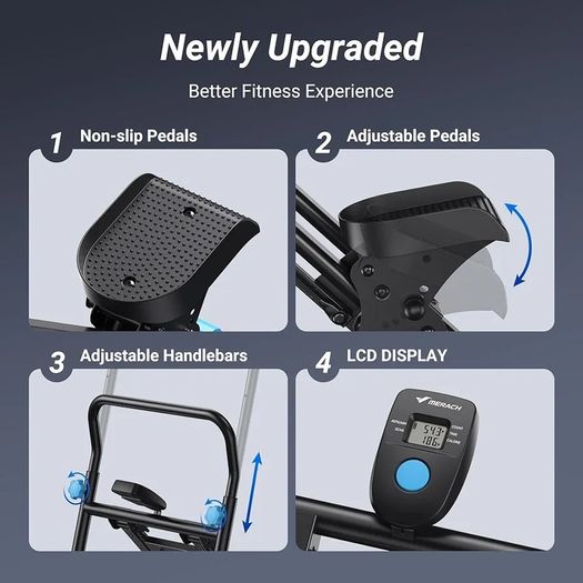 Stair Stepper, New Version Vertical Climber for Full-Body Workout, Foldable Cardio Stair Climber for Home Gym Exercise