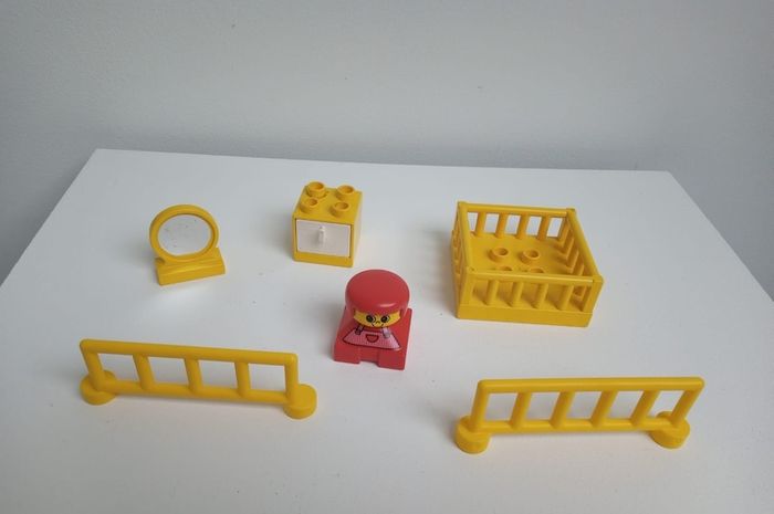 Vintage Rare Lego Duplo House Furniture Pieces With Lego Baby