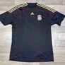 Vintage 2009 Liverpool Steven Gerrard Player Issue Unsponsored Away Jersey Shirt Mens XL Image 3