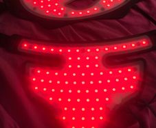 red light face mask and neck mask only used 1 time .cost 300e receipt  in add .