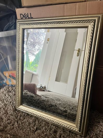 Gold antique style mirror
