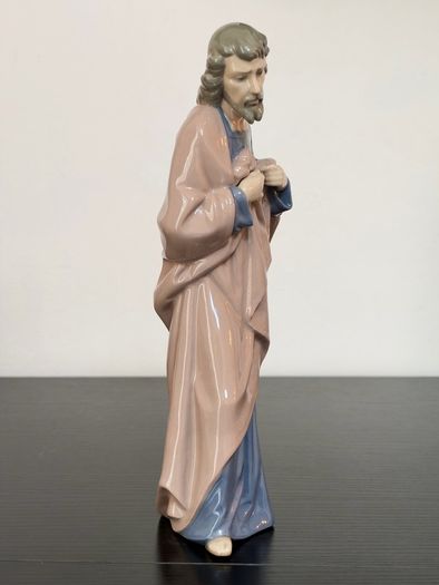 NAO By Lladro 4 Pcs Porcelain Nativity Set Mary - Joseph - Baby Jesus - Donkey