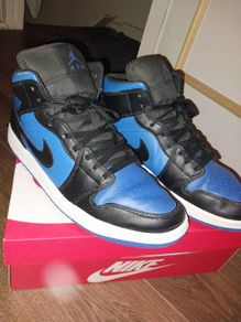 Nike Air Jordan 1 Mid 'Royal Blue' size 12