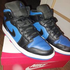Nike Air Jordan 1 Mid 'Royal Blue' size 12
