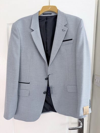 Benetti Signature Mens Blazer - Ice Blue - Size 44S