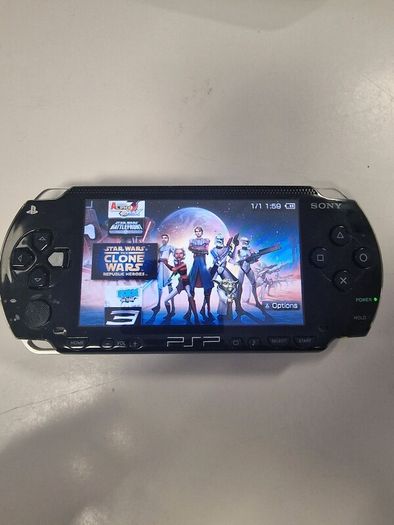 PSP 1003 modded with games