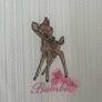 Disney Classics x Primark Bambi Ribbed Long Sleeve White Crop Top -  Size M Image 6