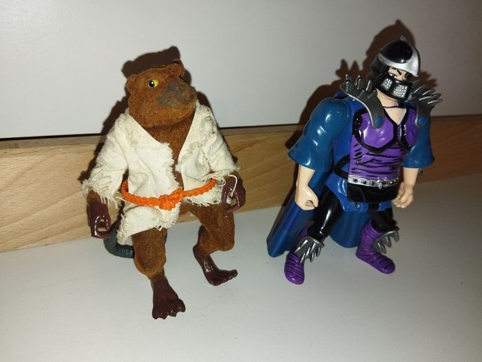 90s TMNT Figures Splinter & Shredder  20e Lot