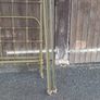 French antique wrought iron single bed frame Image 5