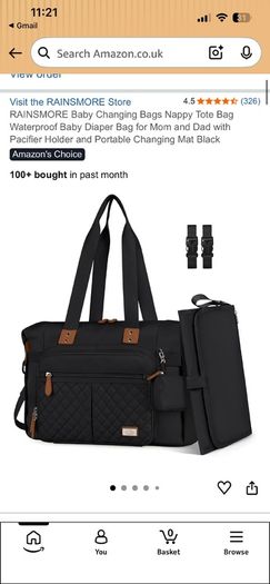 large baby changing bag