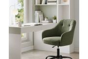 Office Chair Swivel Desk Chair padded  Height Adjustable 110kg Load Capacity Breathable Fabric Study