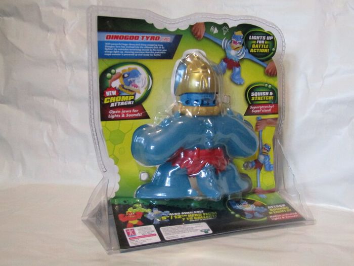 Heroes of Goo Jit Zu Large XL Dino Power Pack Dinogoo Tyro T-Rex With Lights And Sounds Brand New Sealed Very Rare Hard To Find