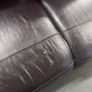 Brown Leather Sofa 3 seater Image 7