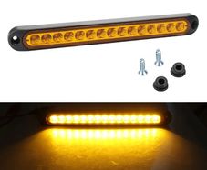 1x Car Light Bar 15LED Bulbs for Car Truck SUV RV Brake Light Signal Side Marker Turn Signal Warning Rear Light 12v 24v