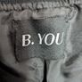 B.You Black Floral Embroidered Bomber Jacket Size 16 Image 5