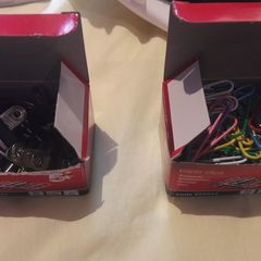 Clips, masking tapes and sellotape