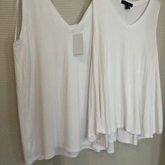 2 New White TShirts