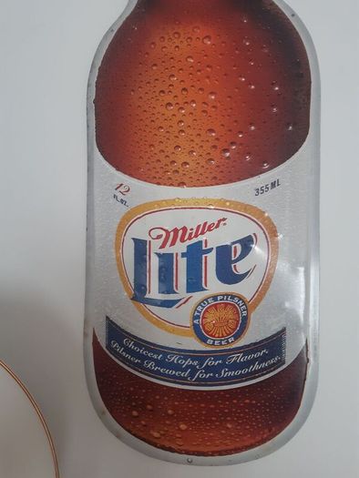 Metal Beer Bottle