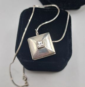 sterling silver locket necklace