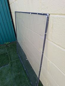 Perspex 128,5 cm x 123,5 cm, 10 mm thickness