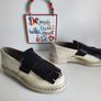 Dr Doc Martens 1461 Adrian MZ Marni beige black shoes UK6.5 US8.5 Image 4