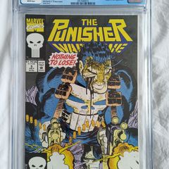 Punisher War Zone Issue 5 CGC 9.8 Graded Comic Book Framed Marvel