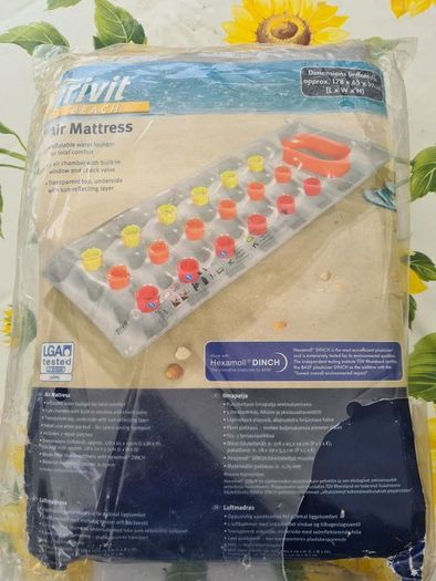 Air mattress beach pool  178 x 65 x 19 cm